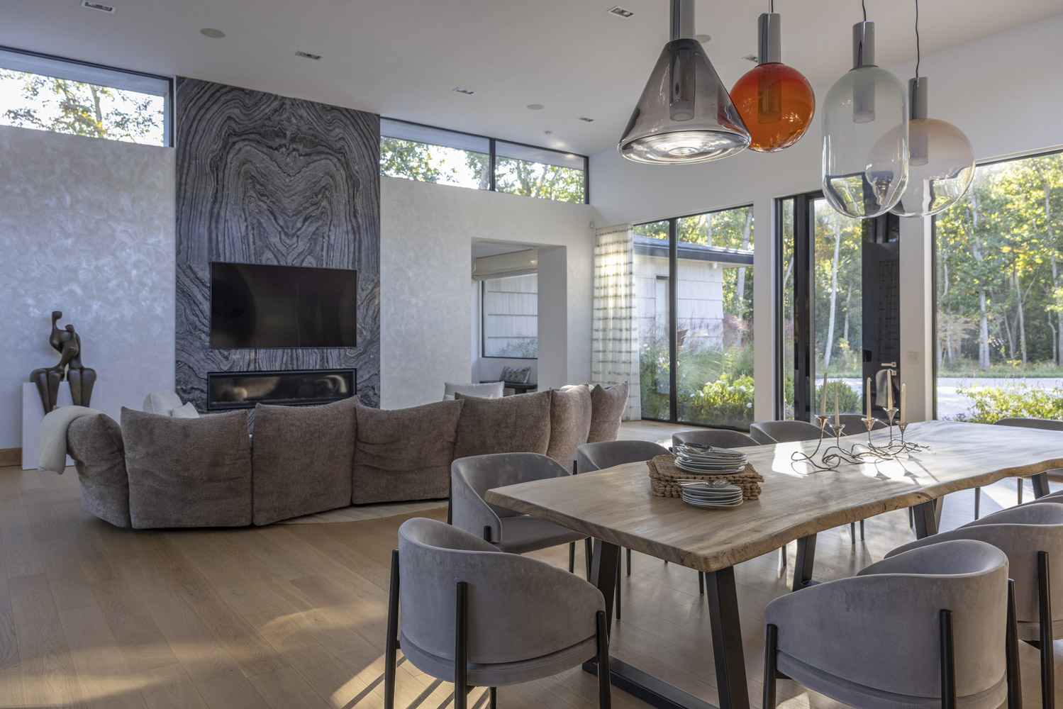 dining and living room